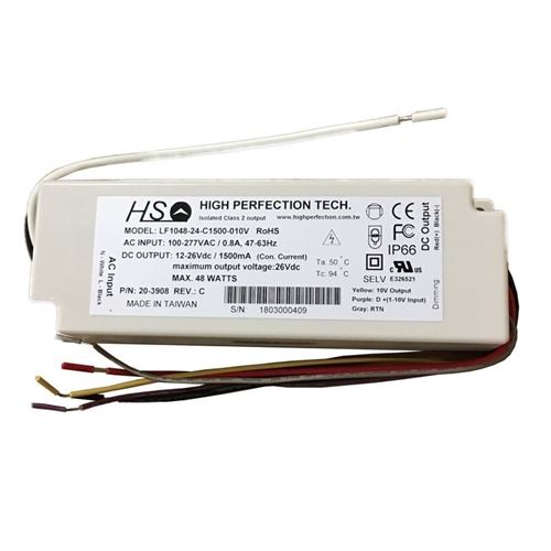 LF1048-24-C1400-010V 1400ma, 0-10v dimmable, 48-2