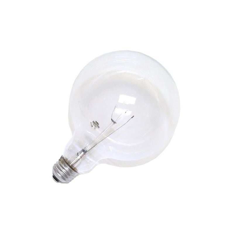 25G40/CL 5 diameter clear globe lamp with a standa