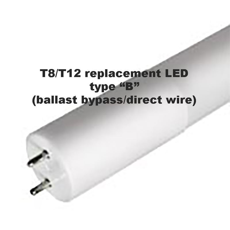 T824FR7/840/BYP4/DSE/LED 2' T8, 4000k, 7 watt
