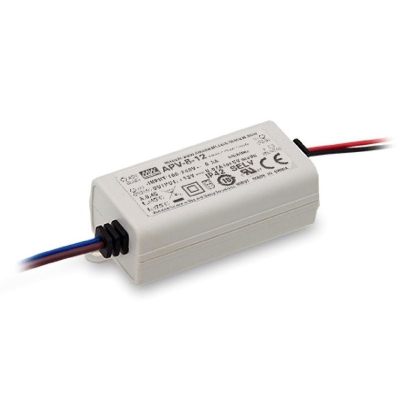 APV-8-12 8 watt, 12Vdc constant  voltage led drive