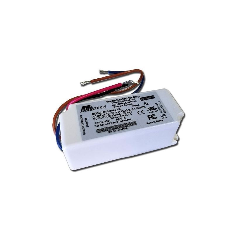M18-U54-0330 18w 330ma con. cur. Dimmable