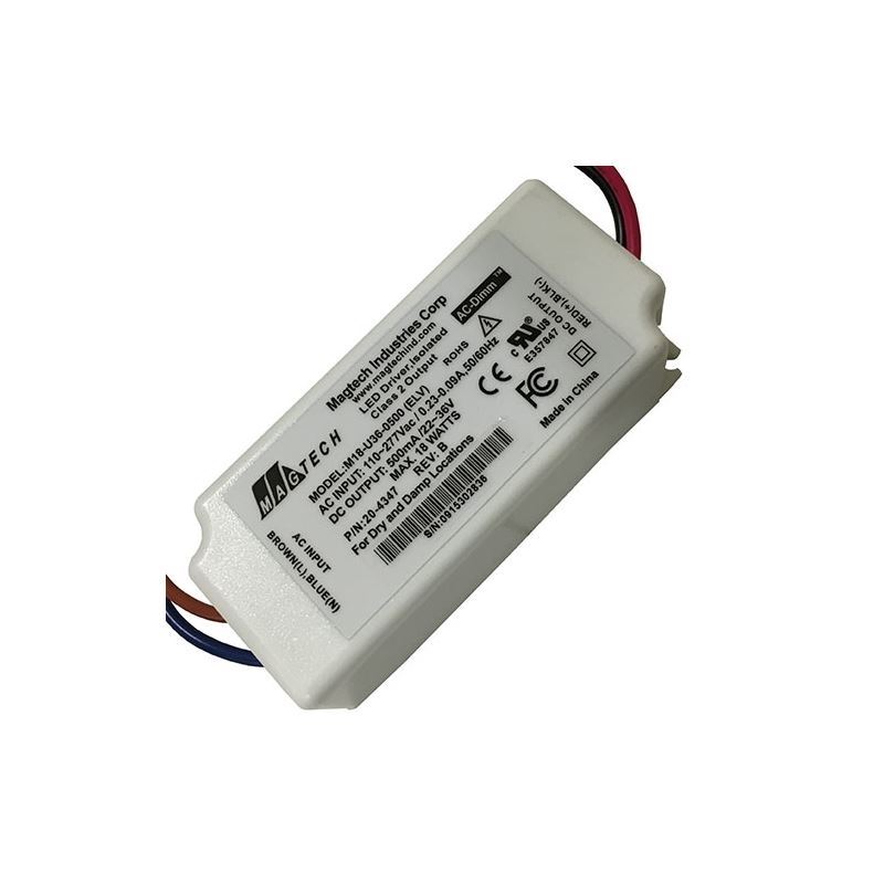M18-U36-0500 500ma con. cur. 36v LED dimmable