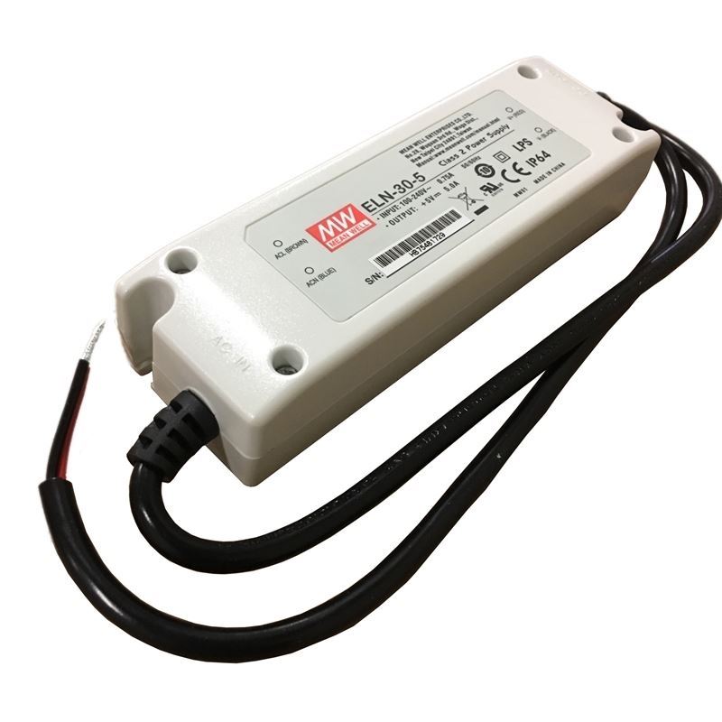 ELN-30-5 30 watt maximum, 5Vdc, constant voltage,