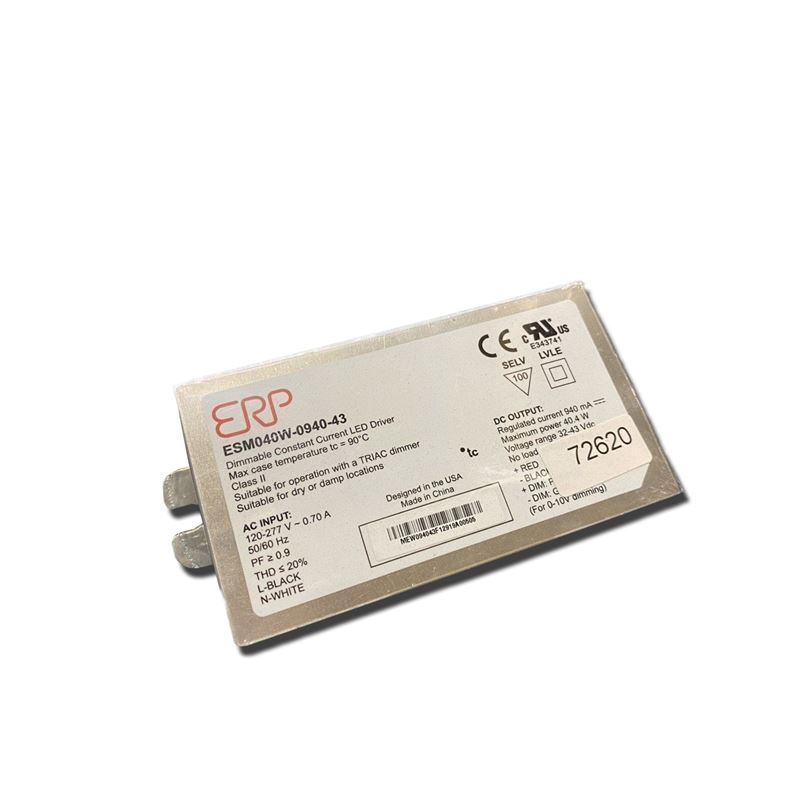 ESM040W-0940-43 940mA constant current, 40.4 watts