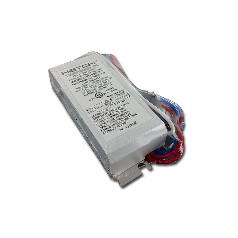 HR1800-277 Operates 116w 4-pin 2D lamp or 1 18w