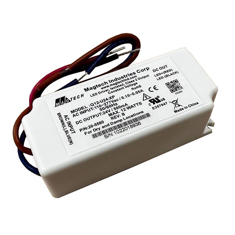 Q12-U24-XP 24Vdc constant voltage, 12 watt, dimmab