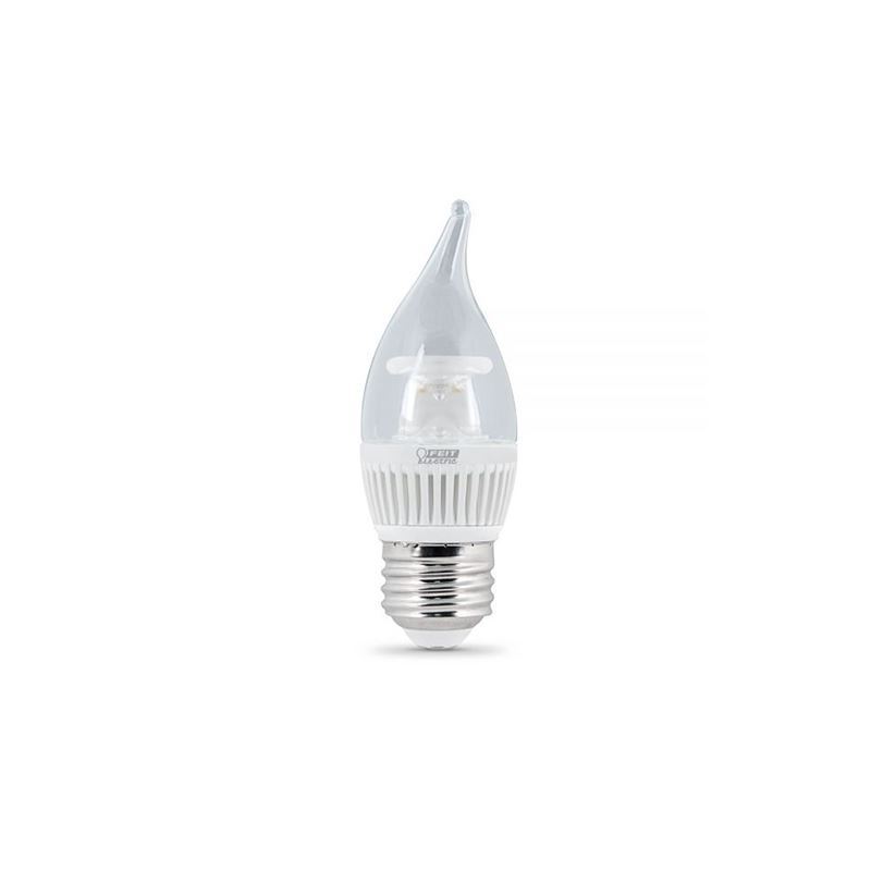 EFC/DM/500/LED 60w E26 base flame tip clear LED eq