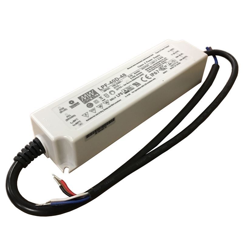 LPF-40D-48 40 watt, 48Vdc, 840ma, constant current