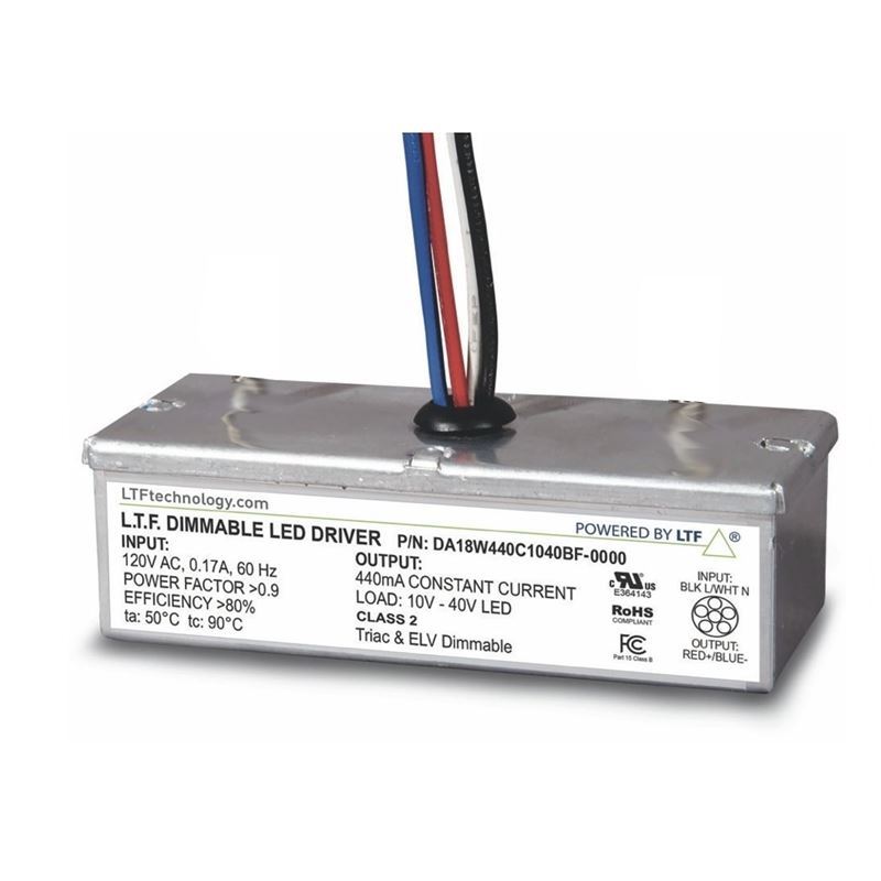 DA18W440C1040BF Dimmable, 18w, 440mA, constant cur