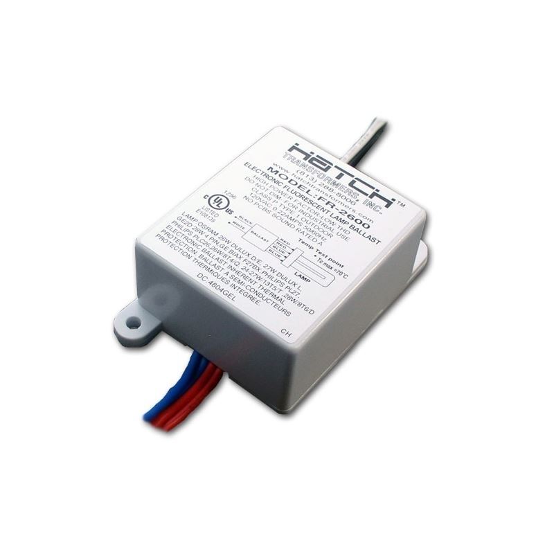 FR-2600L One 26w 4-pin CFL and 28w 2D ballast