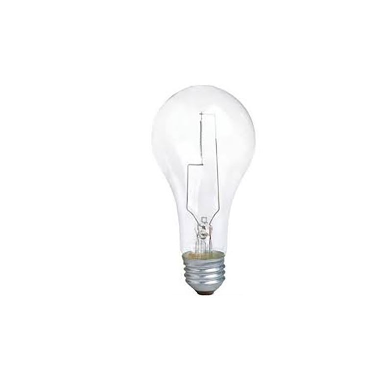 200A23/CL 200w A23 medium base clear light bulb