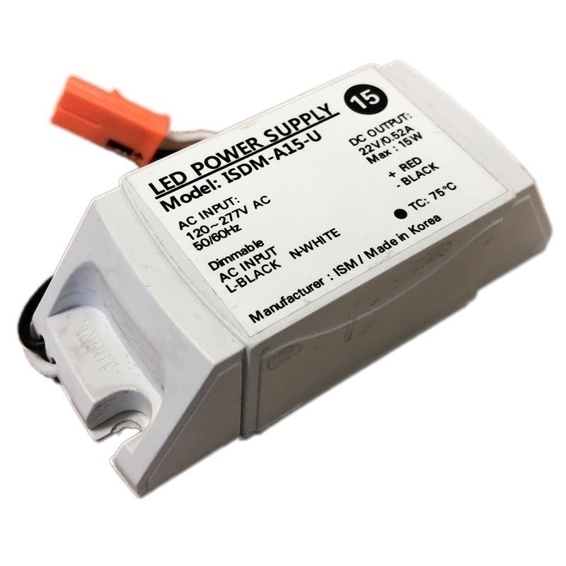 ISDM-A15-U 15w, 520ma, dimmable, constant current,