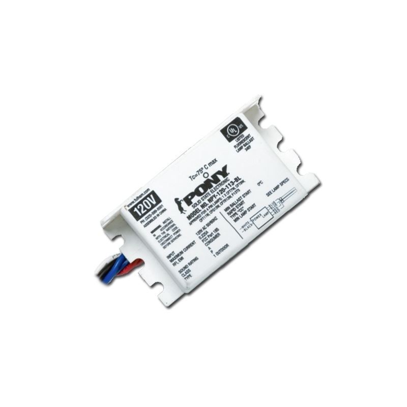 NPY-120-113-BL For one 7-13w 4-pin cfl lamps