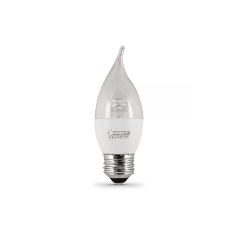 EFC/DM/500/5K/LED 60w E26 base flame tip clear LED